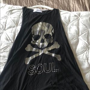 Soul Cycle Foil Tank